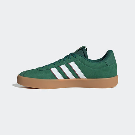 adidas VL Court 3.0 Shoes Dark Green/White/Collegiate Burgundy - Best Buy Soccer