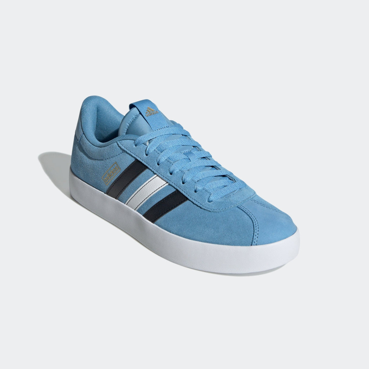 adidas VL Court 3.0 Shoes Light Blue/White/Black - Best Buy Soccer