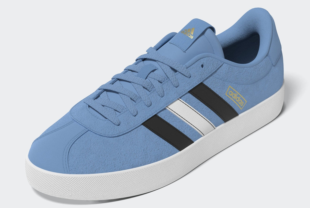 adidas VL Court 3.0 Shoes Light Blue/White/Black - Best Buy Soccer