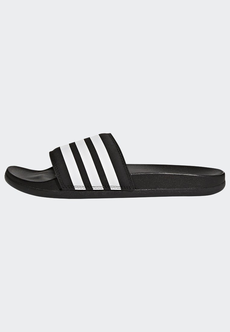 adidas Women's Adilette Comfort Slides Black/White - Best Buy Soccer