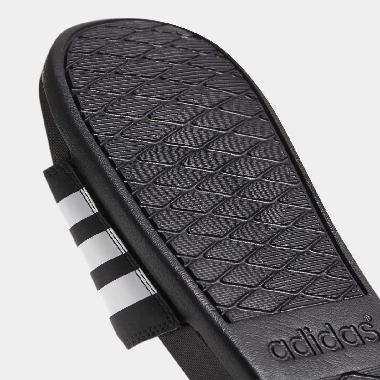 adidas Women's Adilette Comfort Slides Black/White - Best Buy Soccer
