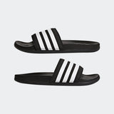 adidas Women's Adilette Comfort Slides Black/White - Best Buy Soccer