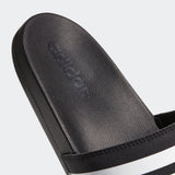 adidas Women's Adilette Comfort Slides Black/White - Best Buy Soccer