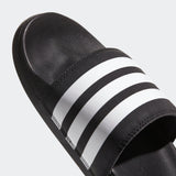 adidas Women's Adilette Comfort Slides Black/White - Best Buy Soccer