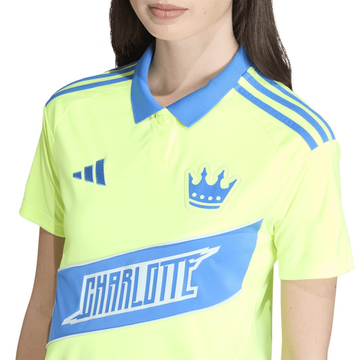 adidas Women's Charlotte FC Third Soccer Jersey 25/26 - Yellow - Best Buy Soccer