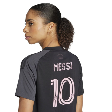 adidas Women's Inter Miami CF Messi Away Jersey 25/26 Black - Best Buy Soccer