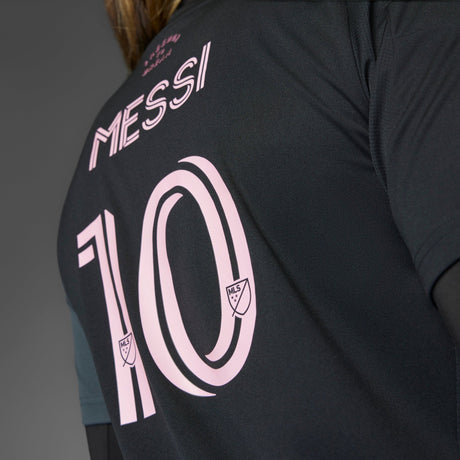 adidas Women's Inter Miami CF Messi Away Jersey 25/26 Black - Best Buy Soccer