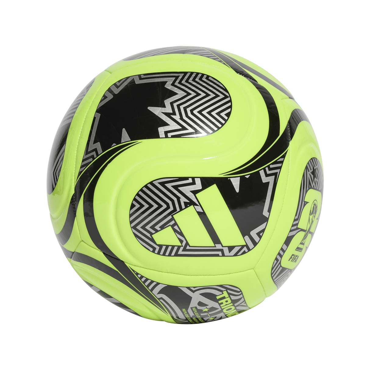 adidas World Cup 26 Trionda Club Soccer Ball - Lemon/Black/Silver - Best Buy Soccer
