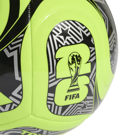 adidas World Cup 26 Trionda Club Soccer Ball - Lemon/Black/Silver - Best Buy Soccer