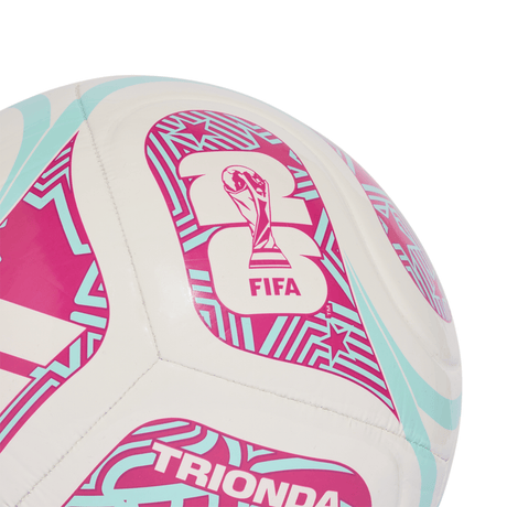 adidas World Cup 26 Trionda Club Soccer Ball - White/Pink - Best Buy Soccer