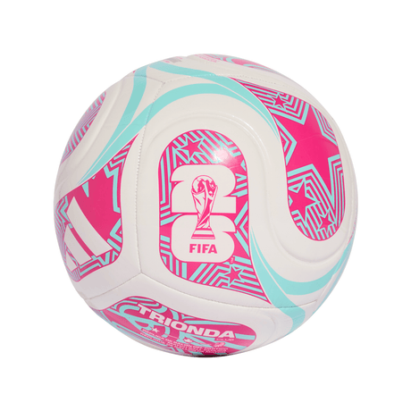 adidas World Cup 26 Trionda Club Soccer Ball - White/Pink - Best Buy Soccer