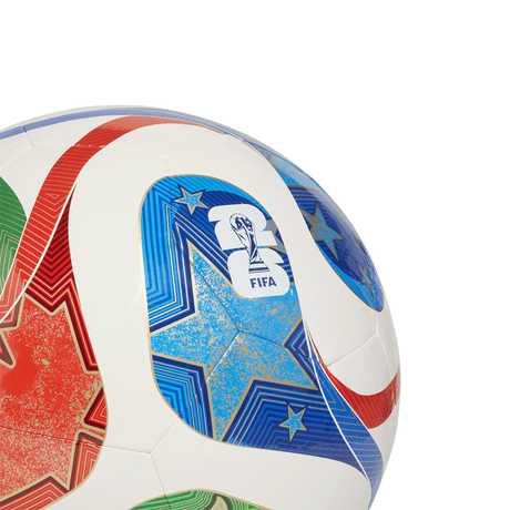 adidas World Cup 26 Trionda Jumbo Soccer Ball - White/Blue/Red - Best Buy Soccer