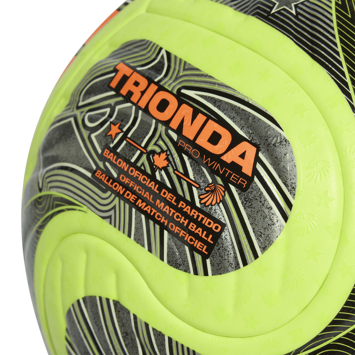 adidas World Cup 26 Trionda Pro Winter Soccer Ball - Lemo/Black/Silver - Best Buy Soccer