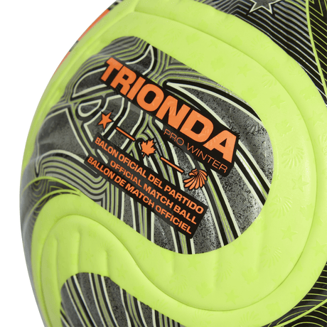 adidas World Cup 26 Trionda Pro Winter Soccer Ball - Lemo/Black/Silver - Best Buy Soccer