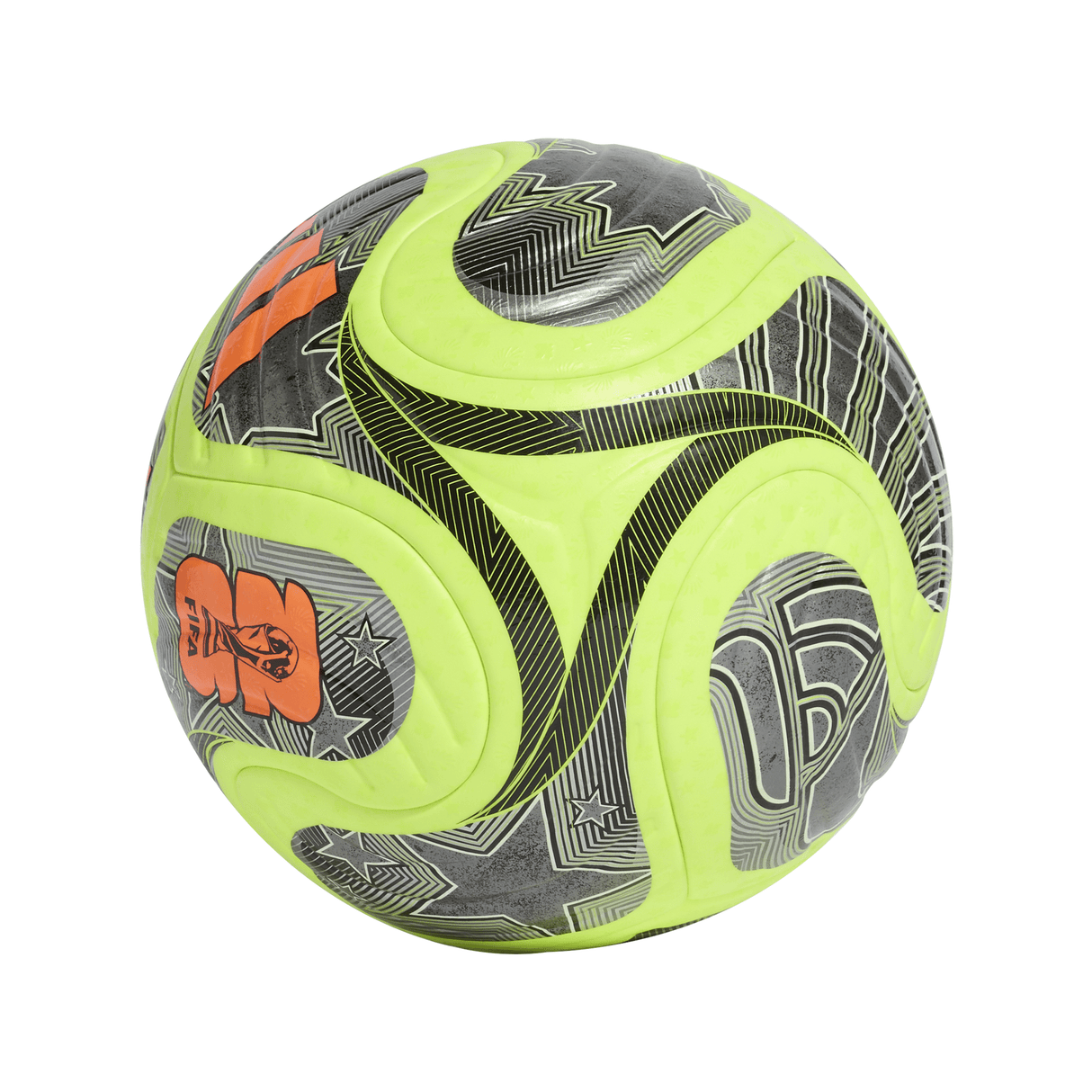 adidas World Cup 26 Trionda Pro Winter Soccer Ball - Lemo/Black/Silver - Best Buy Soccer