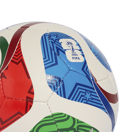 adidas World Cup 26 Trionda Training Sala Soccer Ball - White/Blue/Red - Best Buy Soccer