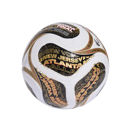 adidas World Cup Final League Soccer Ball - White/Black/Gold - Best Buy Soccer