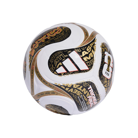 adidas World Cup Final League Soccer Ball - White/Black/Gold - Best Buy Soccer