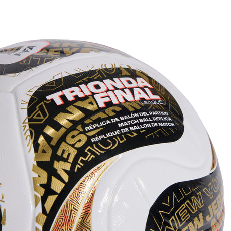 adidas World Cup Final League Soccer Ball - White/Black/Gold - Best Buy Soccer