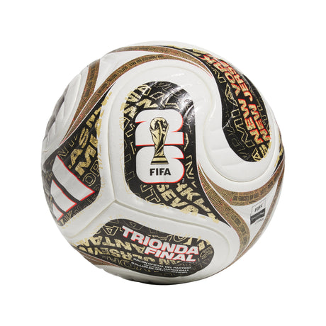 adidas World Cup Finals Pro Soccer Ball - White/Black/Gold - Best Buy Soccer