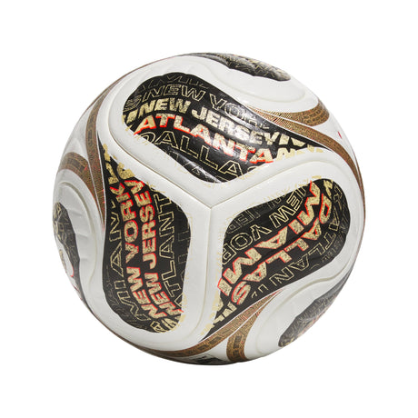 adidas World Cup Finals Pro Soccer Ball - White/Black/Gold - Best Buy Soccer