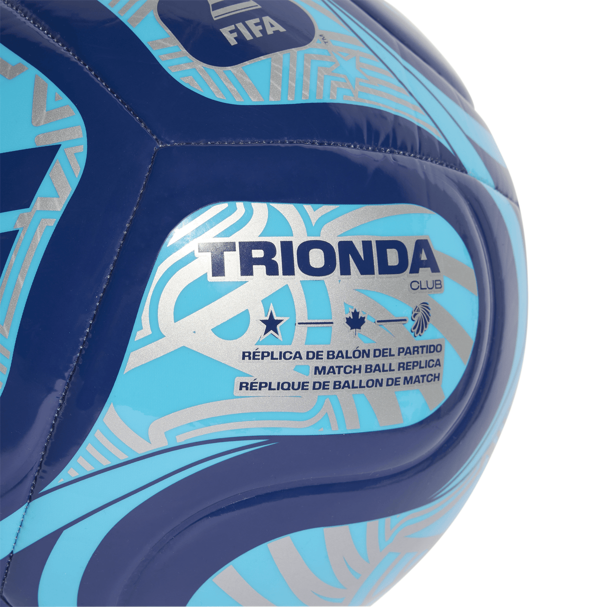 adidas World Cup Trionda Club Soccer Ball 26 - Indigo/Silver - Best Buy Soccer