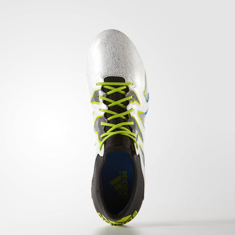 adidas X 15+ SL FG/AG Multi - Groud Soccer Cleats - White/Black/Shock Blue - Best Buy Soccer