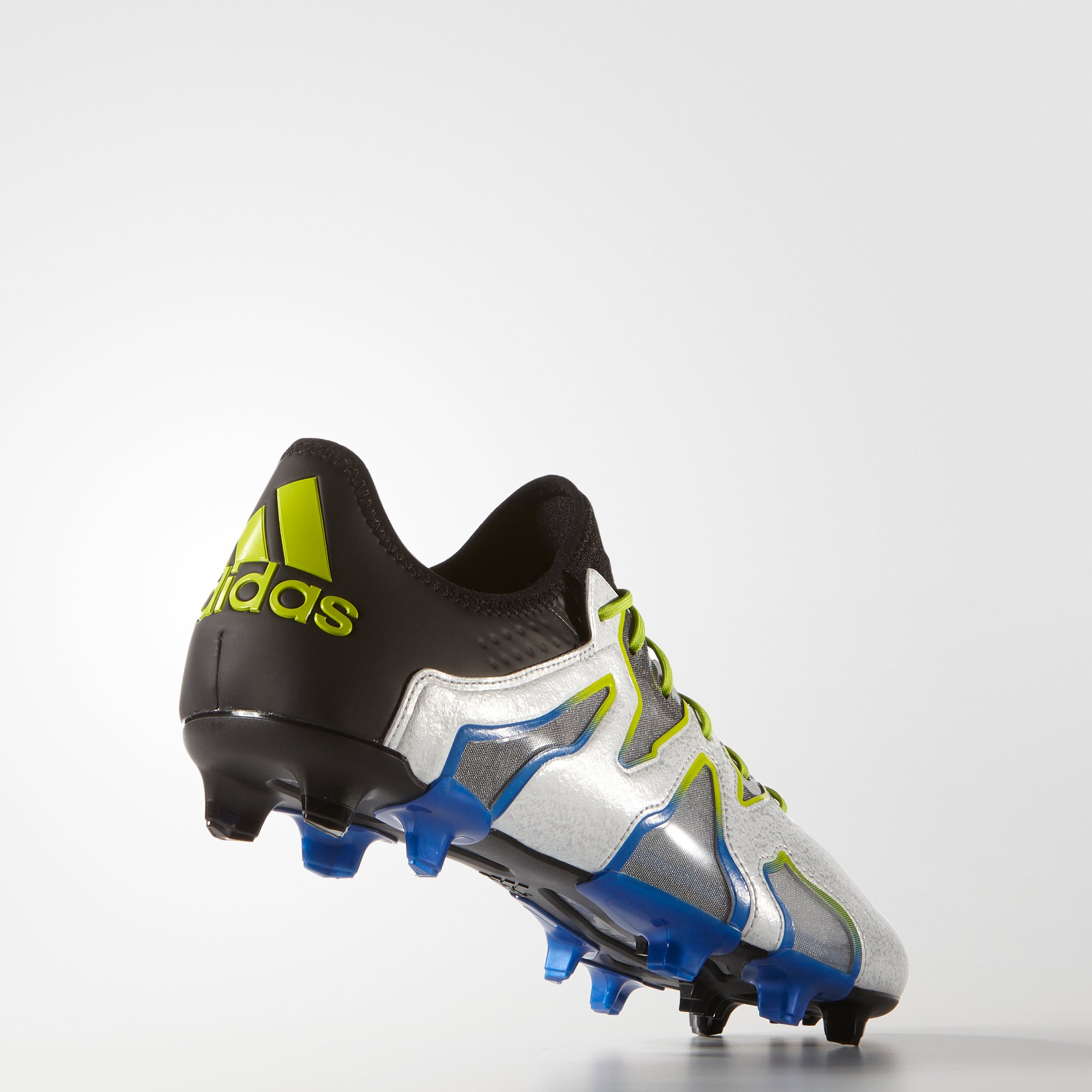 adidas X 15+ SL FG/AG Multi - Groud Soccer Cleats - White/Black/Shock Blue - Best Buy Soccer