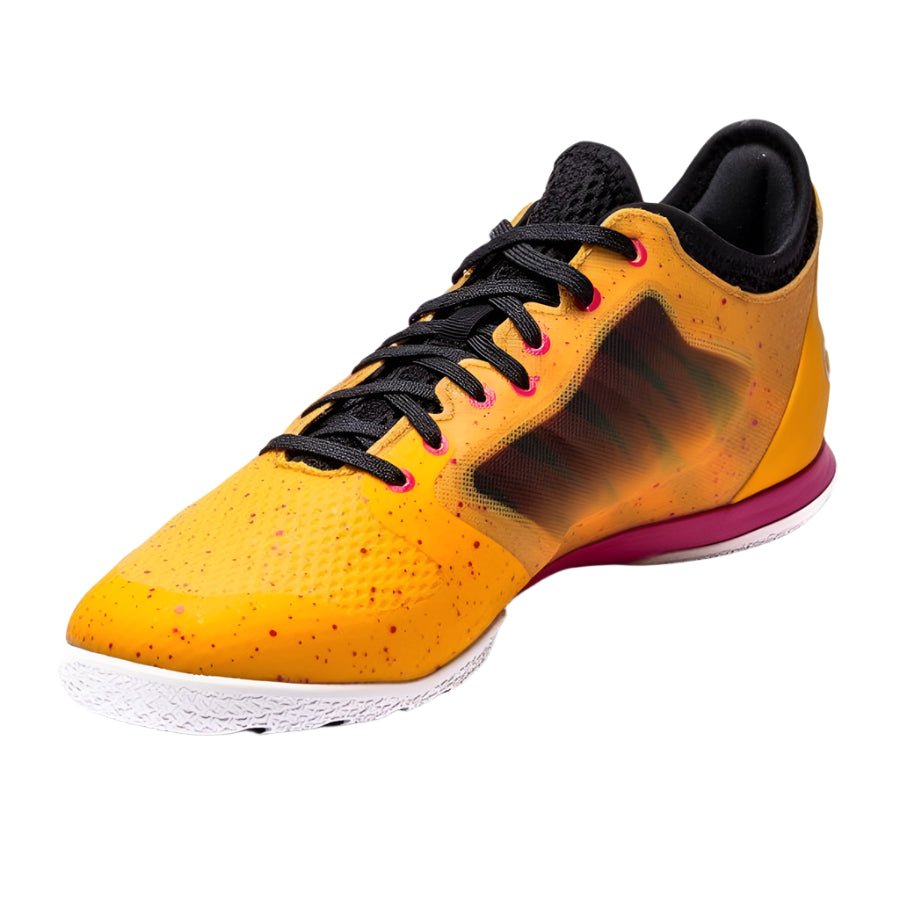 adidas X 15.1 Court Indoor Soccer Shoes - Solar Gold/Black/Shock Pink - Best Buy Soccer