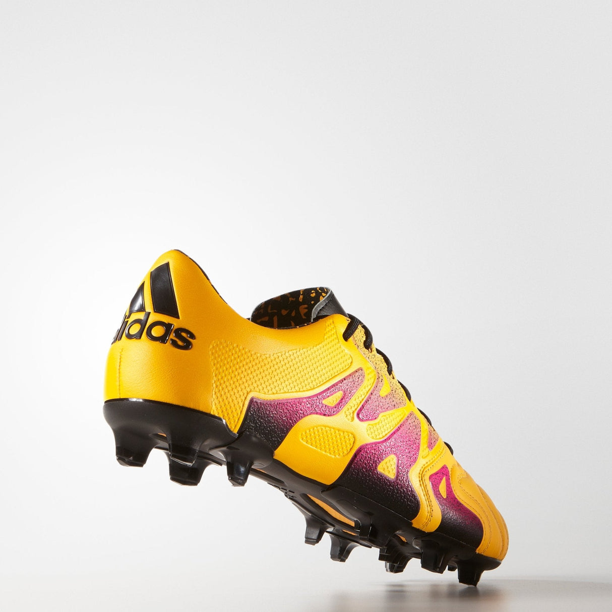 adidas X 15.1 FG/AG Leather Multi - Ground Soccer Cleats - Solar Gold/Black/Shock Pink - Best Buy Soccer