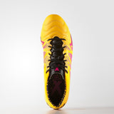 adidas X 15.1 FG/AG Leather Multi - Ground Soccer Cleats - Solar Gold/Black/Shock Pink - Best Buy Soccer