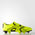 Tacos de fútbol multi-terreno de cuero adidas X 15.1 FG/AG - Amarillo solar/Negro