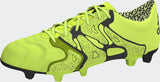 adidas X 15.1 FG/AG Leather Multi - Ground Soccer Cleats - Solar Yellow/Black - Best Buy Soccer