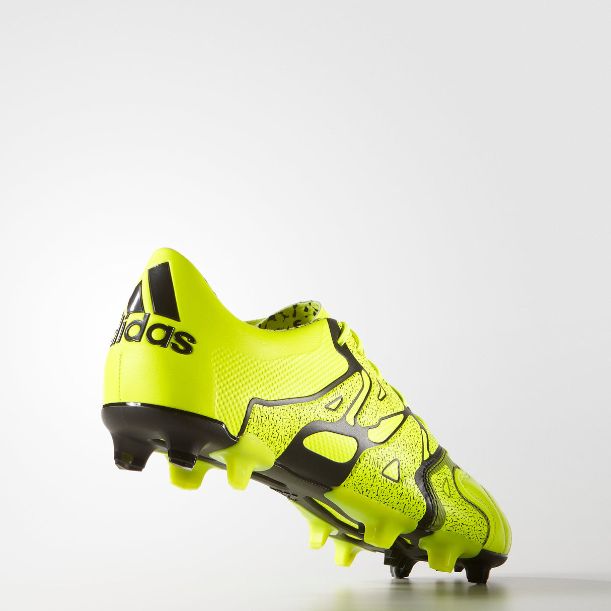 adidas X 15.1 FG/AG Leather Multi - Ground Soccer Cleats - Solar Yellow/Black - Best Buy Soccer