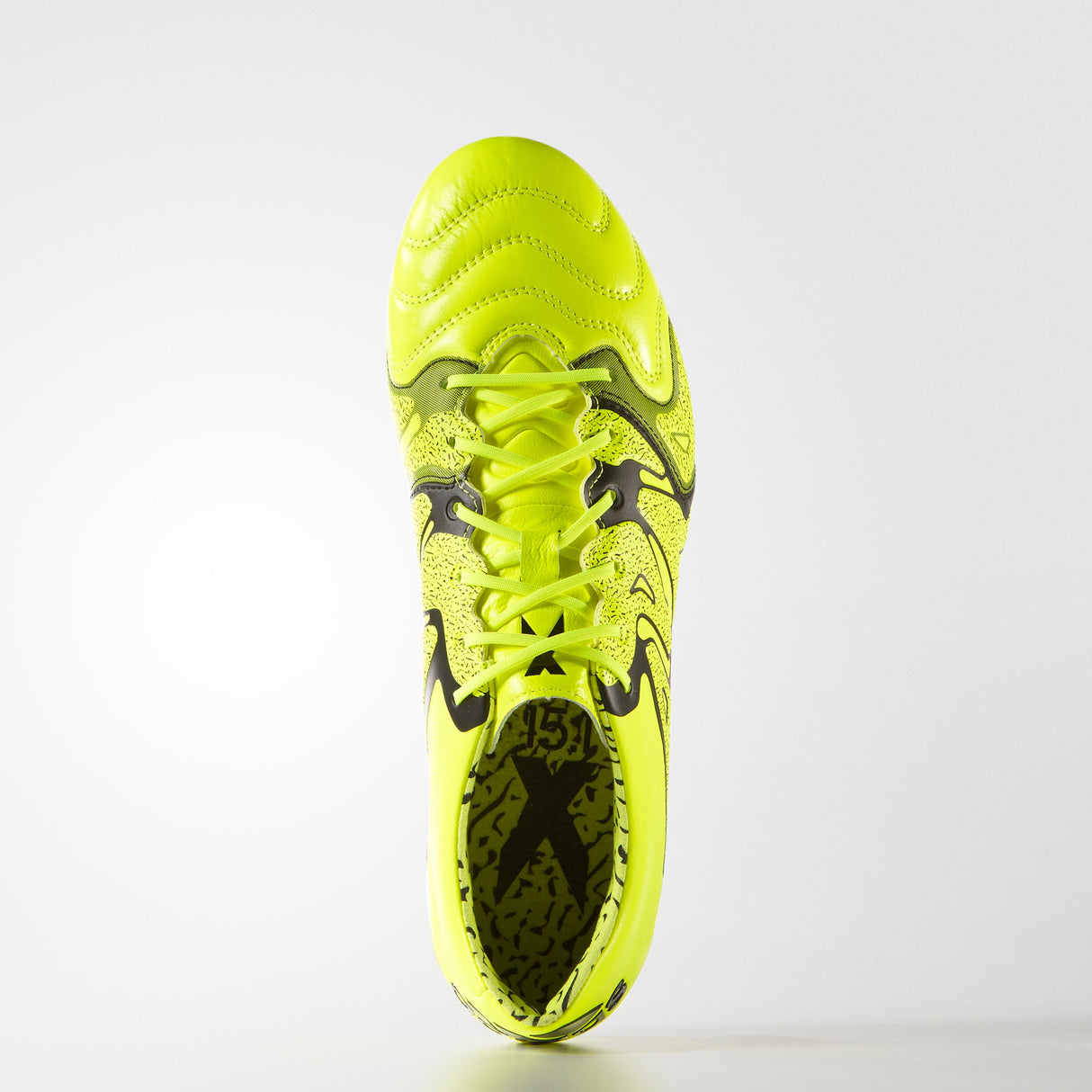 adidas X 15.1 FG/AG Leather Multi - Ground Soccer Cleats - Solar Yellow/Black - Best Buy Soccer