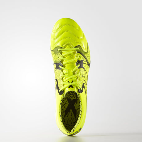 adidas X 15.1 FG/AG Leather Multi - Ground Soccer Cleats - Solar Yellow/Black - Best Buy Soccer