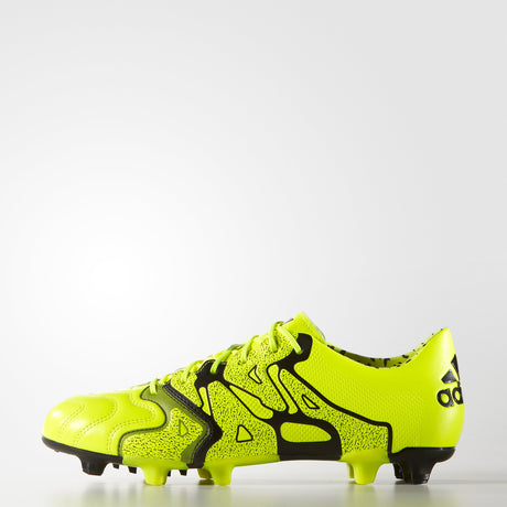 adidas X 15.1 FG/AG Leather Multi - Ground Soccer Cleats - Solar Yellow/Black - Best Buy Soccer