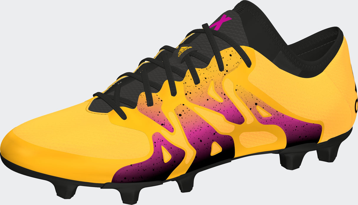 adidas X 15.1 FG/AG Multi - Ground Soccer Cleats - Solar Gold/Black/Shock Pink - Best Buy Soccer