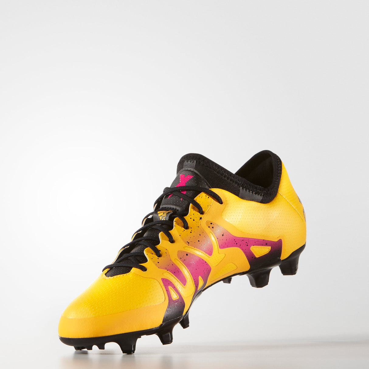 adidas X 15.1 FG/AG Multi - Ground Soccer Cleats - Solar Gold/Black/Shock Pink - Best Buy Soccer