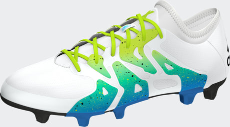 adidas X 15.1 FG/AG Multi - Ground Soccer Cleats - White/Solar Slime/Black - Best Buy Soccer