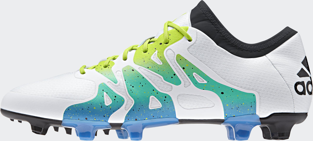 adidas X 15.1 FG/AG Multi - Ground Soccer Cleats - White/Solar Slime/Black - Best Buy Soccer