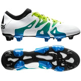 adidas X 15.1 FG/AG Multi - Ground Soccer Cleats - White/Solar Slime/Black - Best Buy Soccer