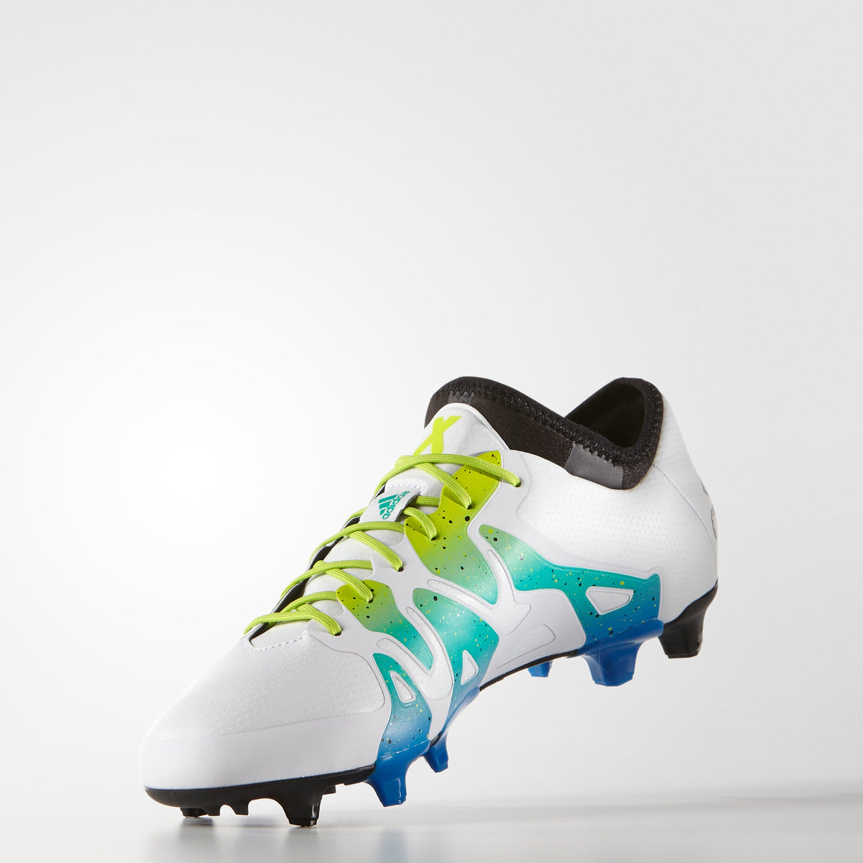 adidas X 15.1 FG/AG Multi - Ground Soccer Cleats - White/Solar Slime/Black - Best Buy Soccer
