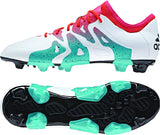 adidas X 15.1 FG/AG Multi - Ground Women's Soccer Cleats - White/Shock Green/Black - Best Buy Soccer