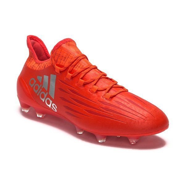 adidas X 16.1 FG Firm Ground Soccer Cleats - Solar Red/Metallic Silver - Best Buy Soccer