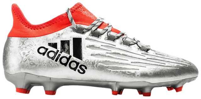 adidas X 16.2 FG Soccer Shoes Silver/Black/Red - Best Buy Soccer