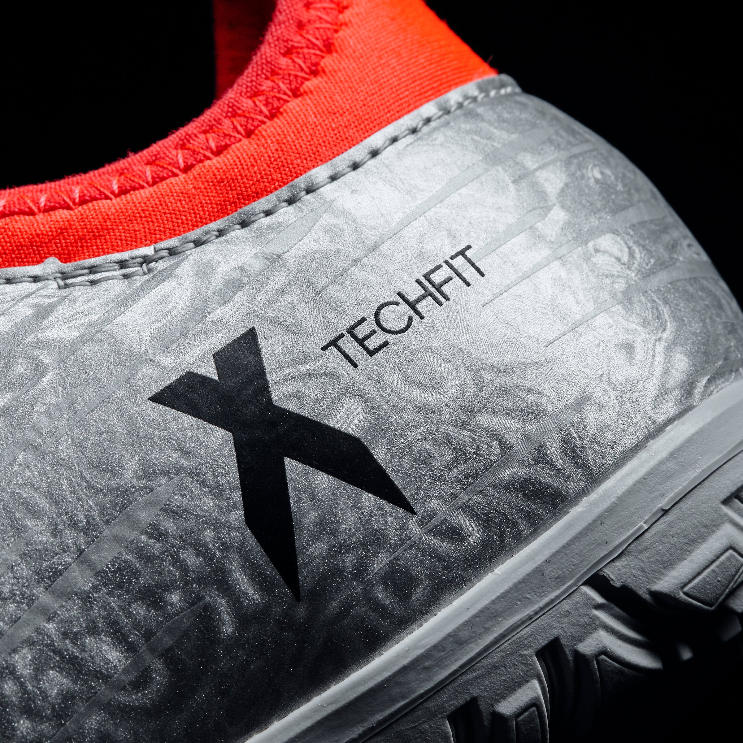 adidas X 16.3 TF Turf Youth Soccer Cleats - Silver Metallic/Black/Solar Red - Best Buy Soccer