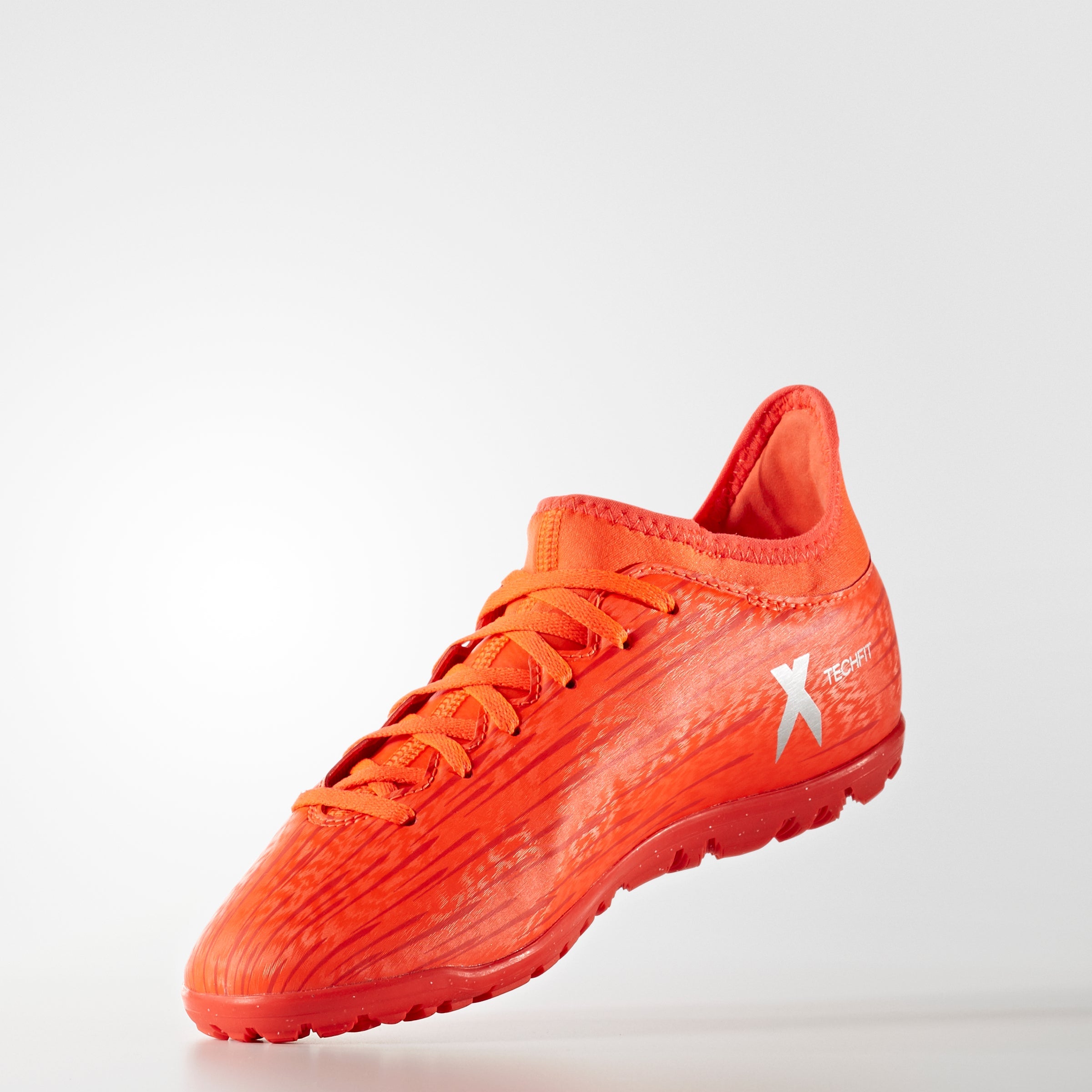 adidas X TF Turf Youth Soccer Cleats Solar Red/Silver