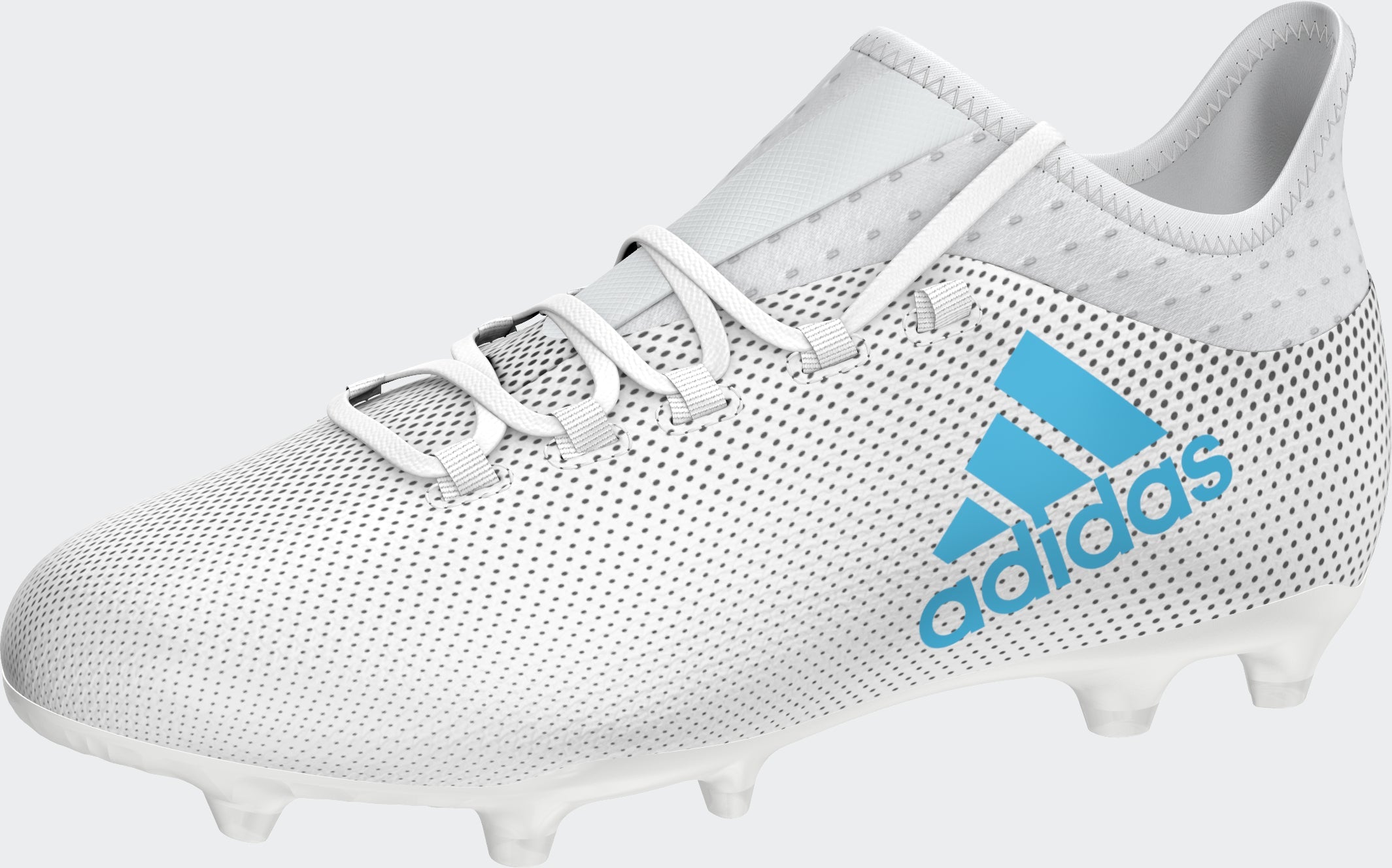 adidas X 17.1 FG Firm Ground Youth Soccer Cleats - White