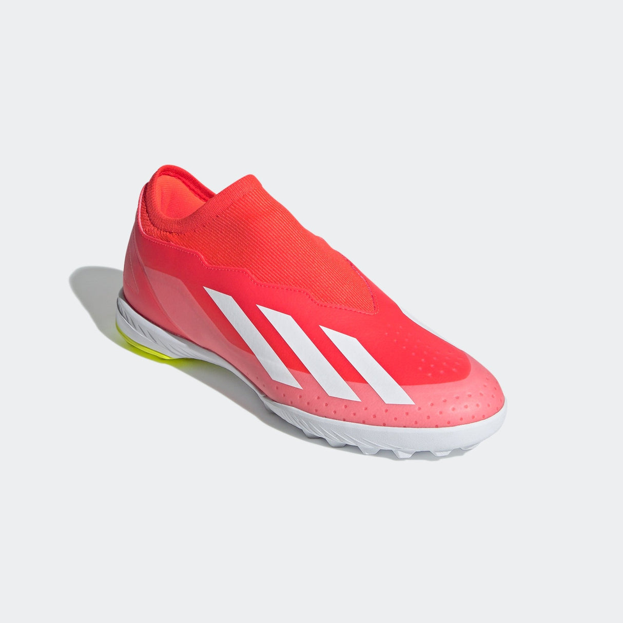 adidas X Crazyfast League LL TF Laceless Turf Boots Solar Red/White/Solar Yellow - Best Buy Soccer